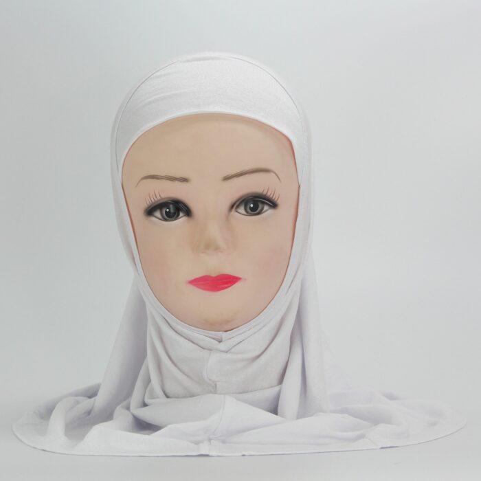 Girls Hijab-White